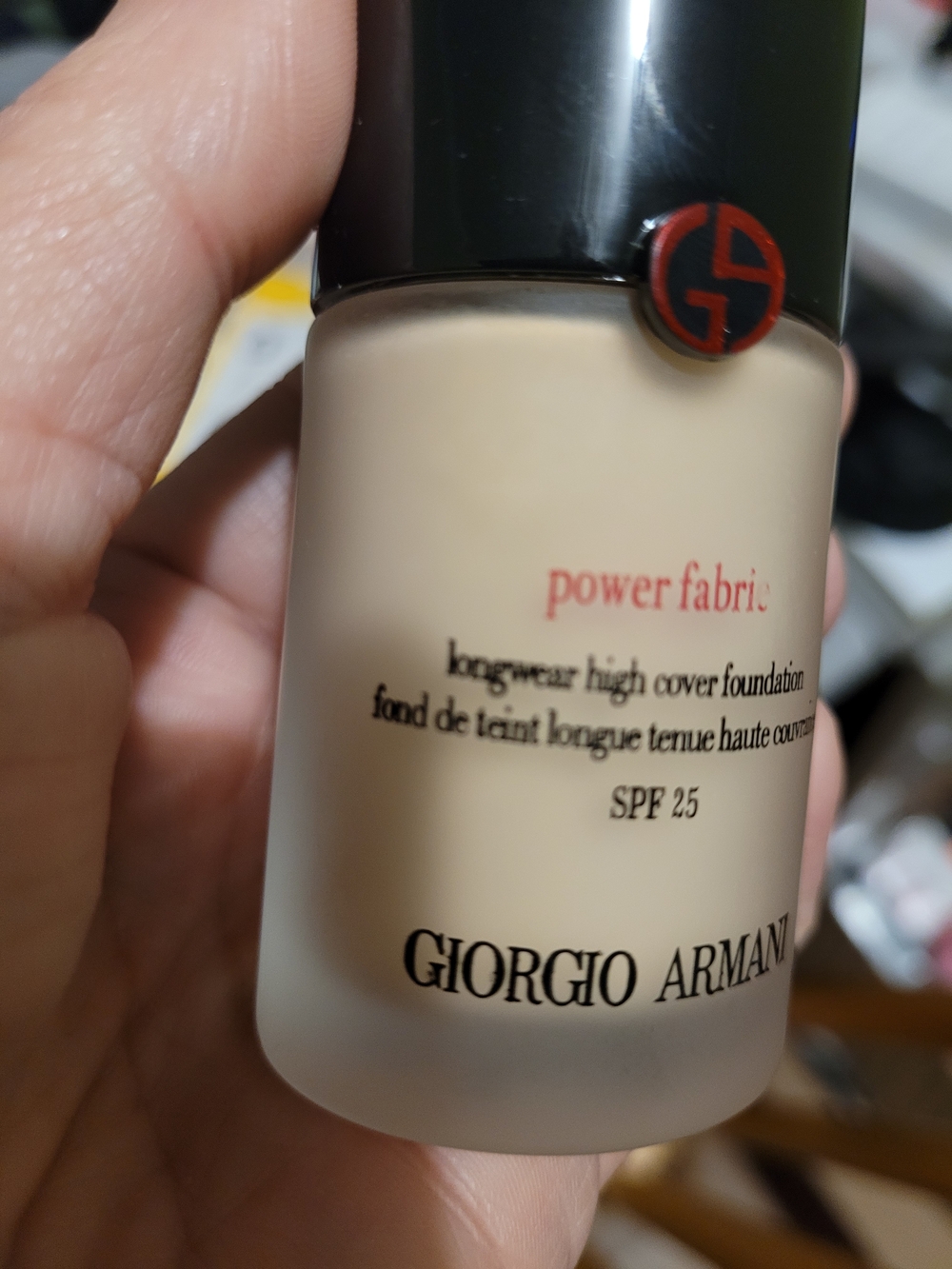Giorgio Armani Power Fabric Full Coverage Longwear Foundation Shade 3 BNWOB 30ML